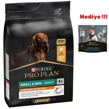 Pro Plan Everyday Nutrition Small Mini Adult Tavuklu Küçük Irk Yetişkin Köpek Maması 3 Kg - 1