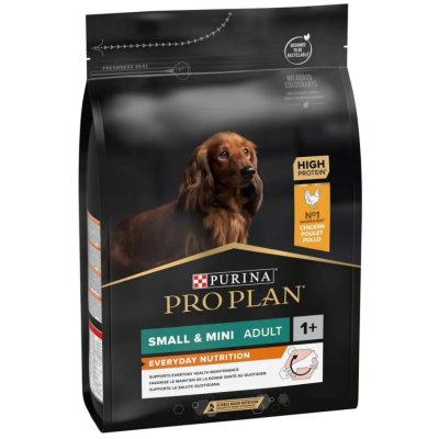 Pro Plan Everyday Nutrition Small Mini Adult Tavuklu Küçük Irk Yetişkin Köpek Maması 3 Kg - 1