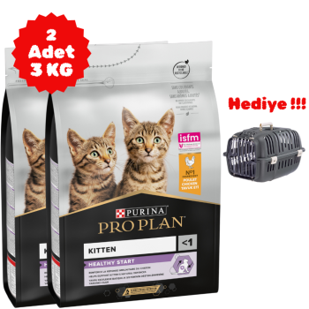 Pro Plan Kitten Tavuklu Yavru Kedi Maması 3 Kg 2 Adet - 1
