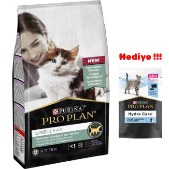 Pro Plan Liveclear Kitten Hindi Etli Yavru Kedi Maması 1.4 Kg - 1