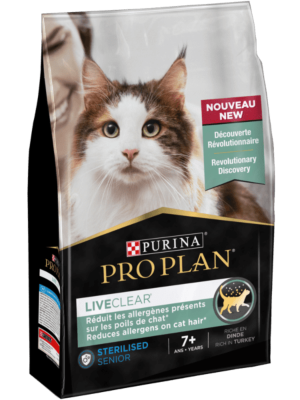 Pro Plan Liveclear Sterilised Senior 7 Yaş Üstü Hindi Etli Kısırlaştırılmış Yaşlı Kedi Maması 1.4 Kg - 1