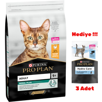 Pro Plan Optirenal Tavuklu Yetişkin Kedi Maması 3 Kg - 1