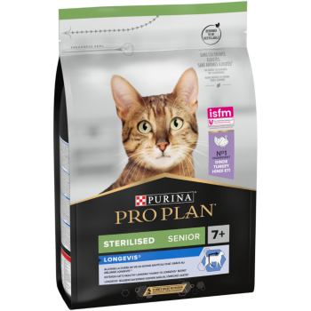 Pro Plan Sterilised Senior 7 Yaş Üzeri Hindi Etli Kısırlaştırılmış Yaşlı Kedi Maması 3 Kg - 1