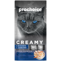 Prochoice Creamy Tavuklu ve Karidesli Sıvı Kedi Ödülü 4x15 Gr - 1