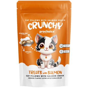 Prochoice Crunchy Kediler İçin Somon Balığı İlaveli Çıtır Atıştırmalık 60 Gr - 1