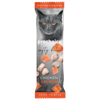 Prochoice Softy Bites Chicken & Salmon Kediler için Yumuşak Atıştırmalık Kedi Ödülü 10 Gr - 1