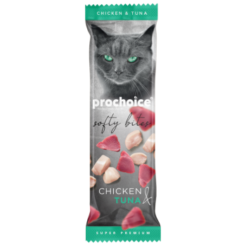 Prochoice Softy Bites Chicken & Tuna Kediler için Yumuşak Atıştırmalık Kedi Ödülü 10 Gr - 1
