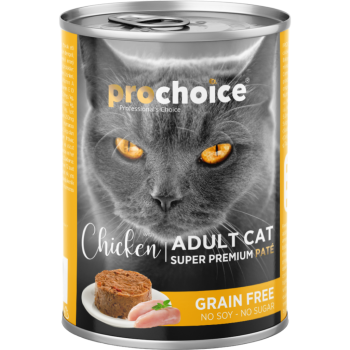 Prochoice Tavuk Etli Tahılsız Kedi Konservesi Pate 400 Gr - 1