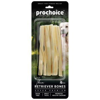 Prochoice Thin Retriever Bones İnce Kemik Köpek Ödülü 6 Lı - 1