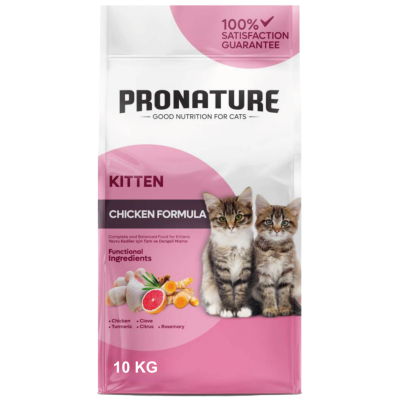 Pronature Daily Growth Kitten Tavuklu Yavru Kedi Maması 10 Kg - 1