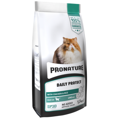 Pronature Daily Protect Tavuklu Yetişkin Kedi Maması 1.5 Kg - 1