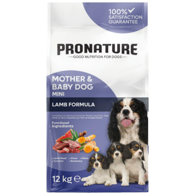 Pronature Mother & Baby Dog Kuzu Etli Anne ve Yavru Köpek Maması 12 Kg - 1