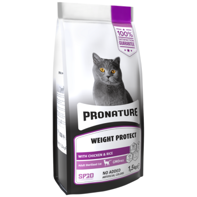 Pronature Weight Protect Sterilised Tavuklu Kısırlaştırılmış Kedi Maması 1.5 Kg - 1