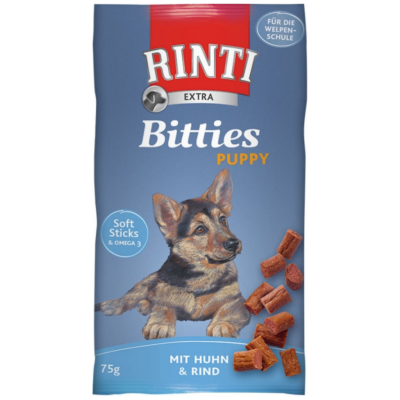 Rinti Extra Bitties Puppy Tavuklu ve Sığır Etli Yavru Köpek Ödülü 75 Gr - 1