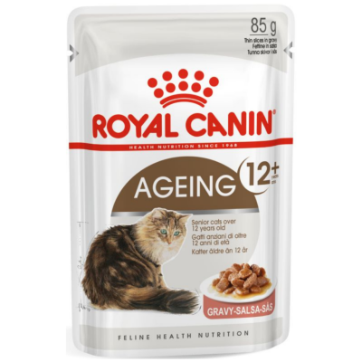 Royal Canin Ageing 12+ Gravy Pouch Yaşlı Kedi Yaş Maması 85 Gr - 1