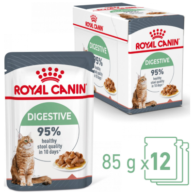 Royal Canin Digestive Sensitive Gravy Pouch Kedi Yaş Maması 85 Gr 12 Adet - 1