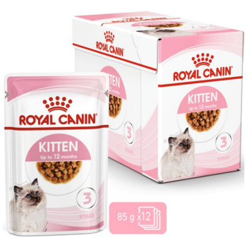 Royal Canin Kitten Gravy Pouch Yavru Kedi Yaş Maması 85 Gr 12 Adet - 1