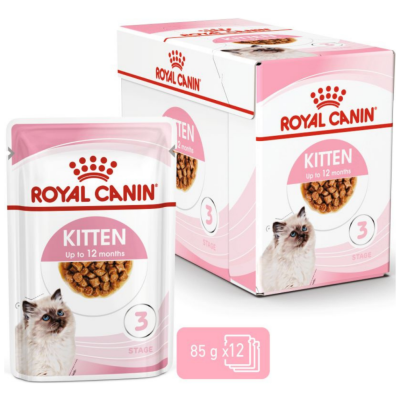 Royal Canin Kitten Gravy Pouch Yavru Kedi Yaş Maması 85 Gr 12 Adet - 1