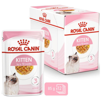 Royal Canin Kitten Jelly Pouch Yavru Kedi Yaş Maması 85 Gr 12 Adet - 1