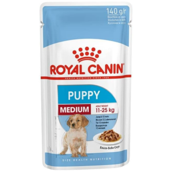 Royal Canin Medium Puppy Gravy Pouch Orta Irk Yavru Köpek Yaş Maması 140 Gr - 1