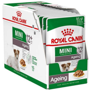 Royal Canin Mini Ageing 12+ Gravy Pouch Yaşlı Köpek Yaş Maması 85 Gr 12 Adet - 1