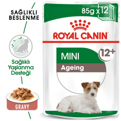 Royal Canin Mini Ageing 12+ Gravy Pouch Yaşlı Köpek Yaş Maması 85 Gr - 2