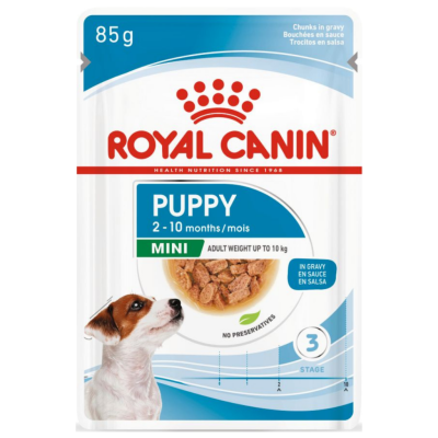 Royal Canin Mini Puppy Gravy Pounch Yavru Köpek Yaş Maması 85 Gr - 1