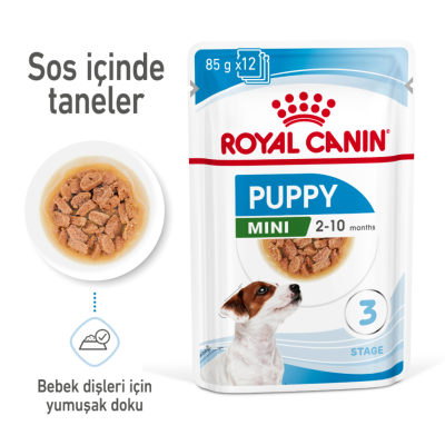 Royal Canin Mini Puppy Gravy Pounch Yavru Köpek Yaş Maması 85 Gr - 2