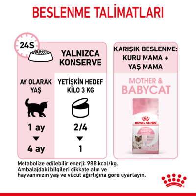 Royal Canin Mother & Babycat Yavru Kedi Konserve Maması 195 Gr - 6