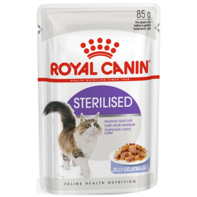 Royal Canin Sterilised Jelly Pouch Kısırlaştırılmış Kedi Yaş Maması 85 Gr - 1