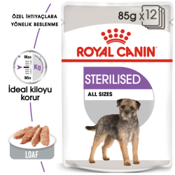 Royal Canin Sterilised Kısırlaştırılmış Köpek Yaş Maması 85 Gr - 2