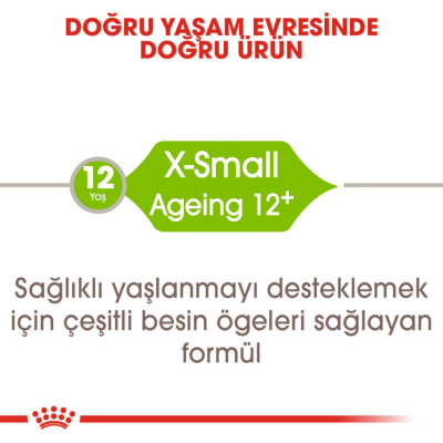 Royal Canin X-Small Ageing +12 Yaşlı Köpek Maması 1.5 Kg - 4