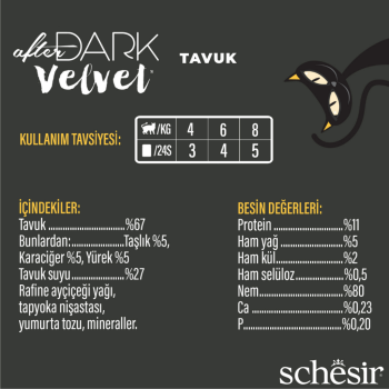 Schesir After Dark Tavuklu Mus Pouch Kedi Yaş Maması 80 Gr - 5