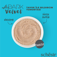 Schesir After Dark Tavuklu ve Bıldırcın Yumurtası Mus Pouch Kedi Yaş Maması 80 Gr - 4