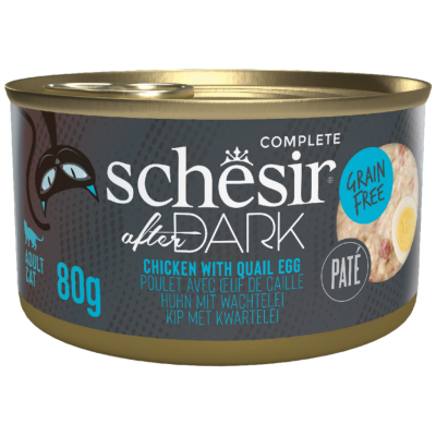 Schesir After Dark Tavuklu ve Bıldırcın Yumurtası Pate Kedi Konservesi 80 Gr - 1