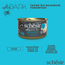 Schesir After Dark Tavuklu ve Bıldırcın Yumurtası Pate Kedi Konservesi 80 Gr - 3