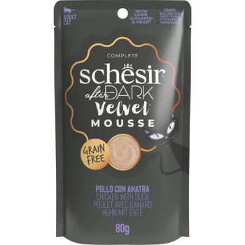 Schesir After Dark Tavuklu ve Ördekli Mus Pouch Kedi Yaş Maması 80 Gr - 1
