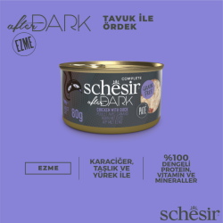 Schesir After Dark Tavuklu ve Ördekli Pate Kedi Konservesi 80 Gr - 3