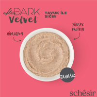 Schesir After Dark Tavuklu ve Sığır Etli Mus Pouch Kedi Yaş Maması 80 Gr - 4