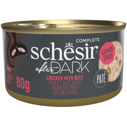 Schesir After Dark Tavuklu ve Sığırlı Pate Kedi Konservesi 80 Gr - 1