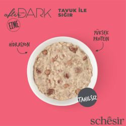 Schesir After Dark Tavuklu ve Sığırlı Pate Kedi Konservesi 80 Gr - 2