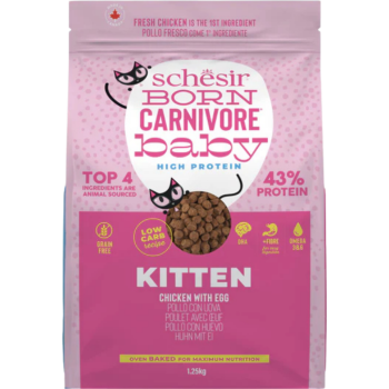Schesir Born Carnivore Baby Tavuk ve Yumurtalı Yavru Kedi Maması 1.25 Kg - 1
