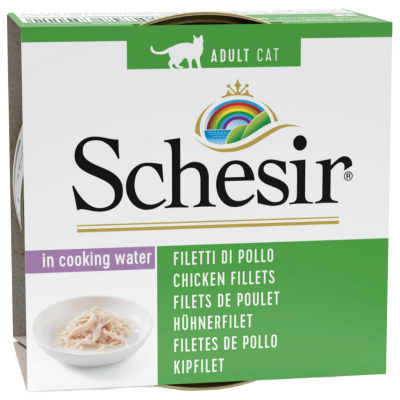 Schesir Cat İn Cooking Water Tavuk Filetolu Kendi Suyunda Doğal Kedi Konservesi 85 Gr - 1