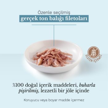 Schesir Cat Jelly Multipack Ton Balıklı Kedi Konservesi 6x50 Gr - 3