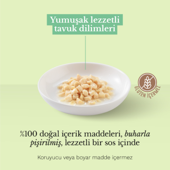 Schesir Cat Jelly Tavuk Filetolu Ve Pirinçli Kedi Konservesi 85 Gr - 2