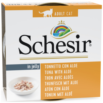 Schesir Cat Jelly Ton Balıklı Ve Aloeveralı Kedi Konservesi 85 Gr - 1