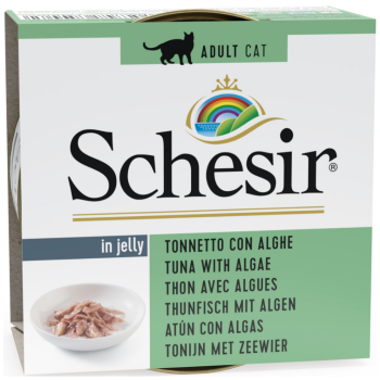 Schesir Cat Jelly Ton Balıklı Ve Deniz Bitkili Kedi Konservesi 85 Gr - 1