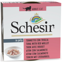 Schesir Cat Jelly Ton ve Barbunya Balıklı Kedi Konservesi 85 Gr - 1