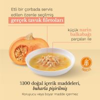Schesir Cat Soup Tavuklu ve Bal Kabaklı Tamamlayıcı Mama Kedi Çorbası 85 Gr - 2