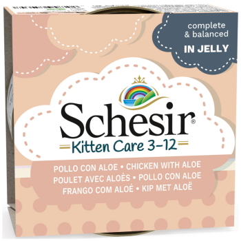 Schesir Kitten Tavuk Etli Ve Aloeveralı Yavru Kedi Konservesi 85 Gr - 1